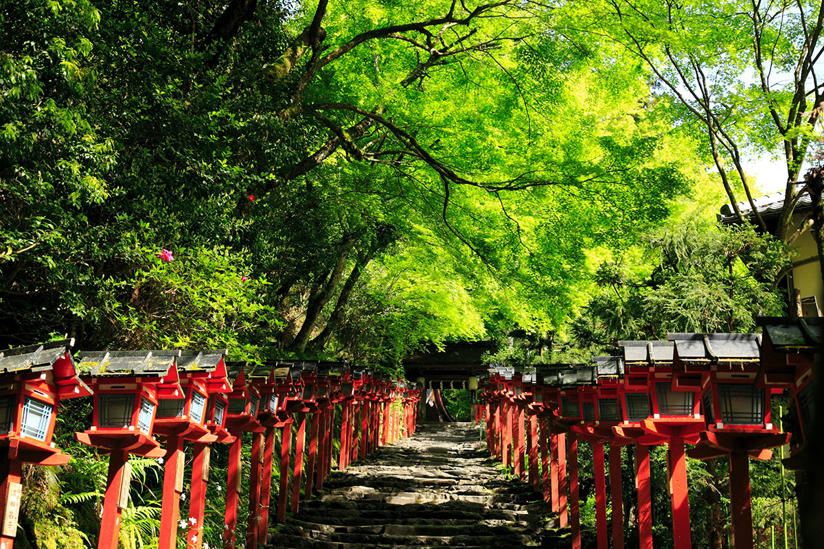 貴船神社の社家に連なる家の宿